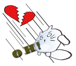 Mischievous Cat In Pink sticker #11400411