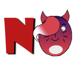 Mischievous Cat In Pink sticker #11400416