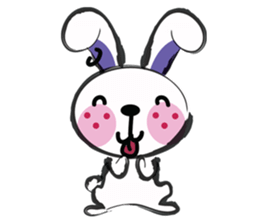 Little Earrings Bunny sticker #11400478