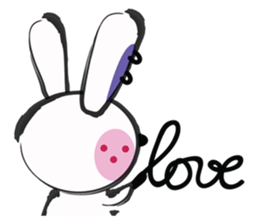 Little Earrings Bunny sticker #11400493