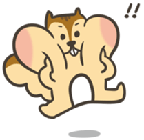 Omochi Squirrel sticker #11400883