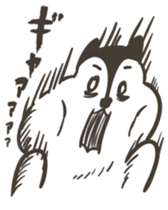 Omochi Squirrel sticker #11400894