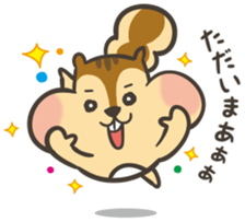 Omochi Squirrel sticker #11400896