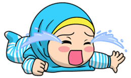 Baby Hijab : Ramadan (Eng) sticker #11401329