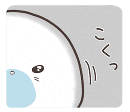 Cute seal by Torataro sticker #11401372