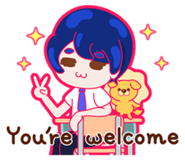 Gorgeous Gakuen Daily - Youth & Campus sticker #11401388