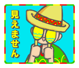 Dancing Maracas boy sticker #11401617