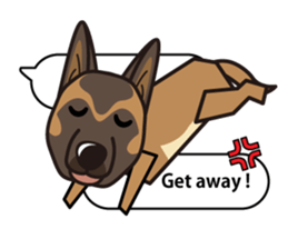 iinu - Belgian Shepherd Malinois sticker #11401625