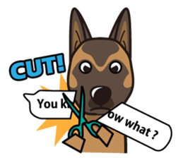 iinu - Belgian Shepherd Malinois sticker #11401626