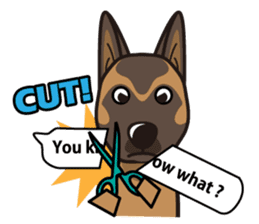 iinu - Belgian Shepherd Malinois sticker #11401626