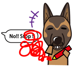 iinu - Belgian Shepherd Malinois sticker #11401627