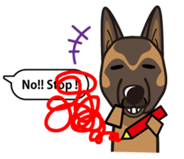 iinu - Belgian Shepherd Malinois sticker #11401627