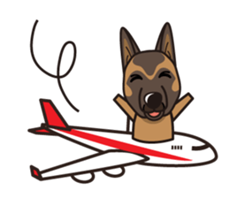 iinu - Belgian Shepherd Malinois sticker #11401628