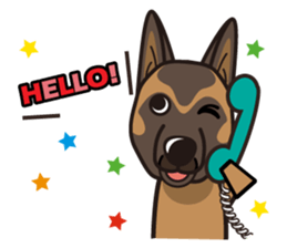 iinu - Belgian Shepherd Malinois sticker #11401630
