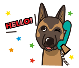 iinu - Belgian Shepherd Malinois sticker #11401630
