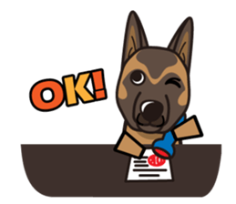 iinu - Belgian Shepherd Malinois sticker #11401632