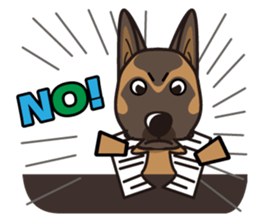 iinu - Belgian Shepherd Malinois sticker #11401633