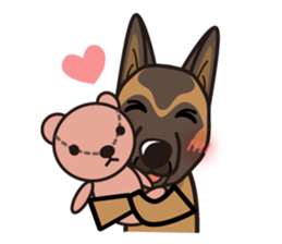 iinu - Belgian Shepherd Malinois sticker #11401635