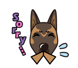 iinu - Belgian Shepherd Malinois sticker #11401636