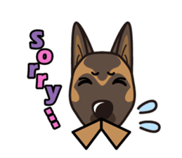 iinu - Belgian Shepherd Malinois sticker #11401636