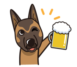 iinu - Belgian Shepherd Malinois sticker #11401638