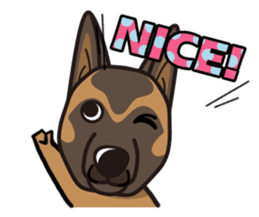 iinu - Belgian Shepherd Malinois sticker #11401640