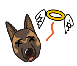 iinu - Belgian Shepherd Malinois sticker #11401641