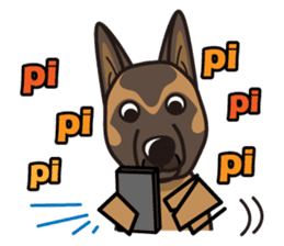 iinu - Belgian Shepherd Malinois sticker #11401642