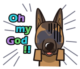 iinu - Belgian Shepherd Malinois sticker #11401644