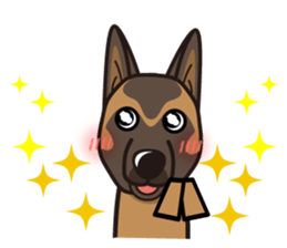 iinu - Belgian Shepherd Malinois sticker #11401645