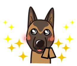 iinu - Belgian Shepherd Malinois sticker #11401645