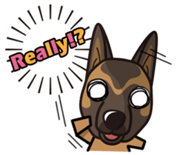 iinu - Belgian Shepherd Malinois sticker #11401646