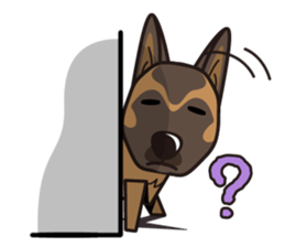 iinu - Belgian Shepherd Malinois sticker #11401648