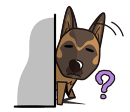 iinu - Belgian Shepherd Malinois sticker #11401648