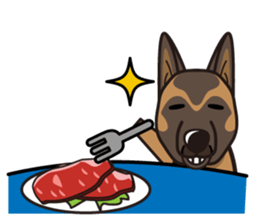 iinu - Belgian Shepherd Malinois sticker #11401649