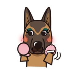 iinu - Belgian Shepherd Malinois sticker #11401650