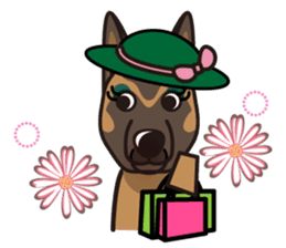 iinu - Belgian Shepherd Malinois sticker #11401651