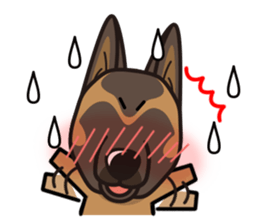 iinu - Belgian Shepherd Malinois sticker #11401653