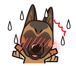iinu - Belgian Shepherd Malinois sticker #11401653