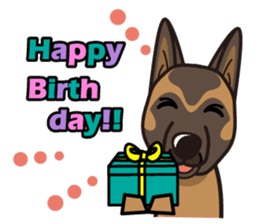 iinu - Belgian Shepherd Malinois sticker #11401654