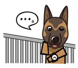iinu - Belgian Shepherd Malinois sticker #11401655