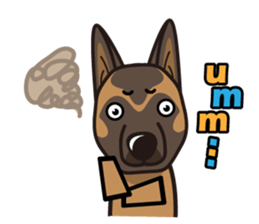 iinu - Belgian Shepherd Malinois sticker #11401656