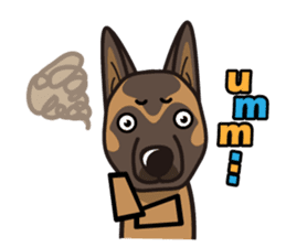 iinu - Belgian Shepherd Malinois sticker #11401656