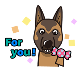 iinu - Belgian Shepherd Malinois sticker #11401657