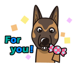 iinu - Belgian Shepherd Malinois sticker #11401657
