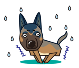 iinu - Belgian Shepherd Malinois sticker #11401658