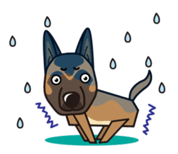 iinu - Belgian Shepherd Malinois sticker #11401658