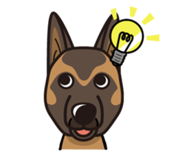 iinu - Belgian Shepherd Malinois sticker #11401661
