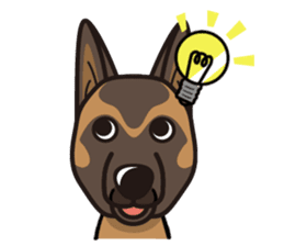 iinu - Belgian Shepherd Malinois sticker #11401661