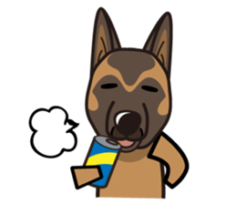 iinu - Belgian Shepherd Malinois sticker #11401662
